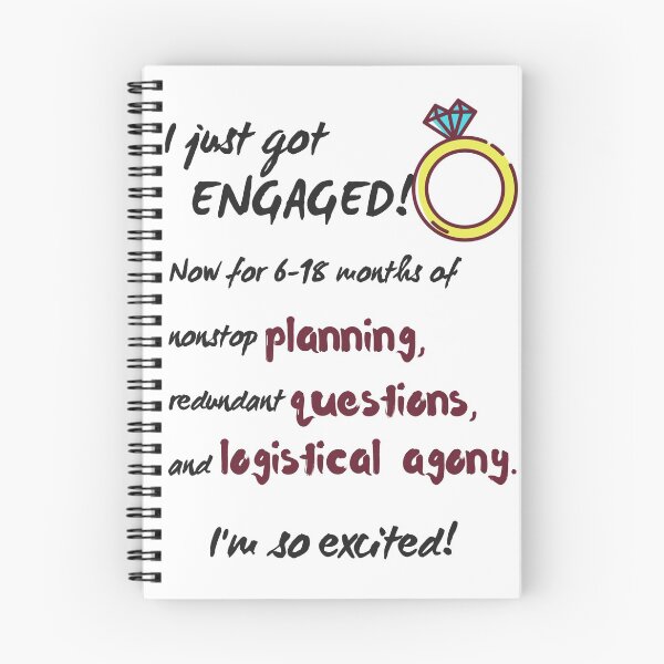 Item preview, I just got Engaged! designed and sold by Jhbshuman.