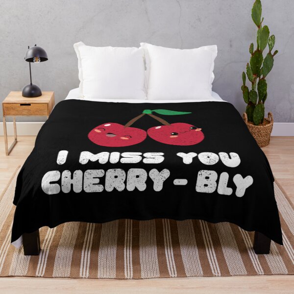 Item preview, I Miss You Terribly Funny Cherry Pun designed and sold by ipjbrhrzfqo79.