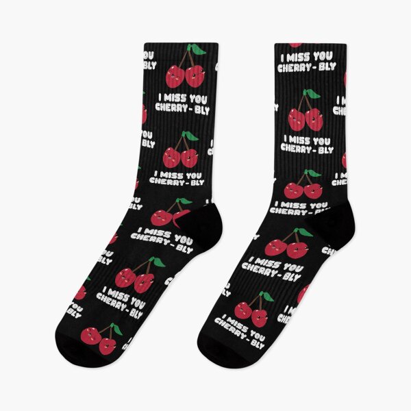 Item preview, I Miss You Terribly Funny Cherry Pun designed and sold by ipjbrhrzfqo79.