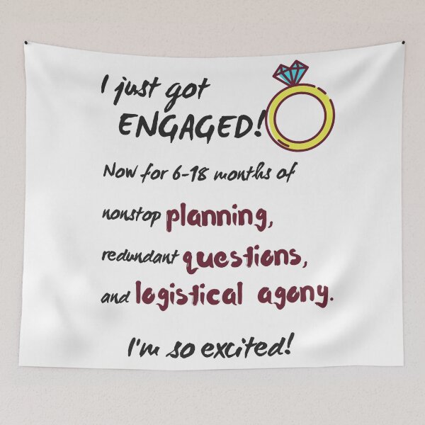 Item preview, I just got Engaged! designed and sold by Jhbshuman.