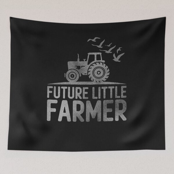 Item preview, Future Little Farmer Tractor Minimalist Grunge Farm Kid Design designed and sold by Aquarius-club.