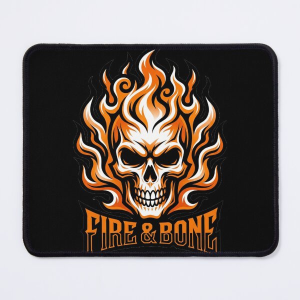 Item preview, Skull Flame Logo designed and sold by Stickersdevelop.
