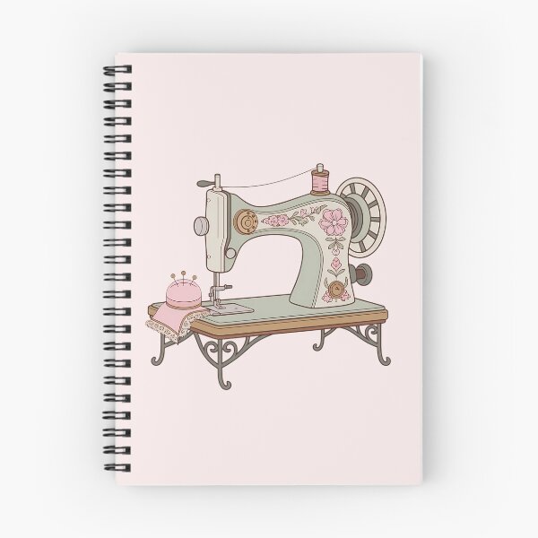 Item preview, Retro Sewing Machine Vintage Illustration – Sewing Lover Gift designed and sold by MarJul.