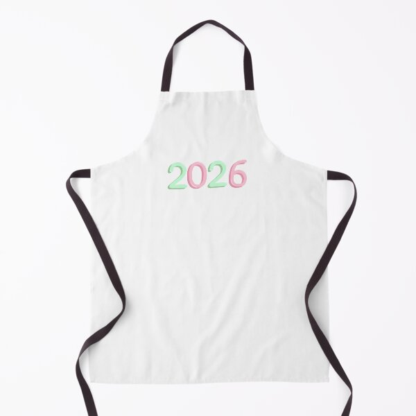 Item preview, “2026” pink and green bubble writing designed and sold by Articbee.