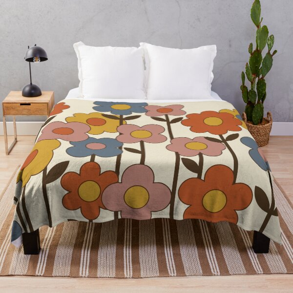 Item preview, Retro 70s Flower Power – Vintage Boho Floral Garden designed and sold by Far Out Goods.