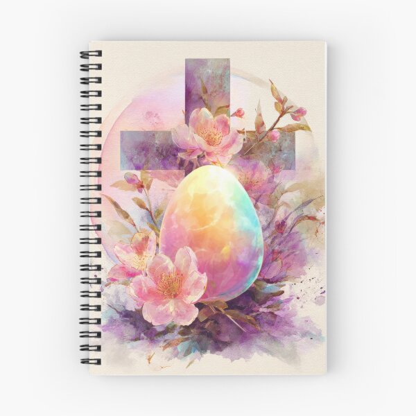 Item preview, Watercolor Easter Egg with Flowers – Soft Spring Floral Illustration designed and sold by olenapetol.
