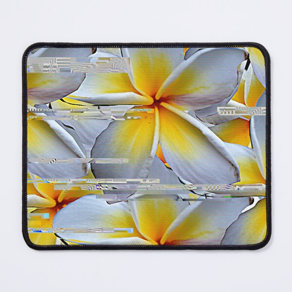 Item preview, Glitch Yellow and White Flowers designed and sold by Leilananda.