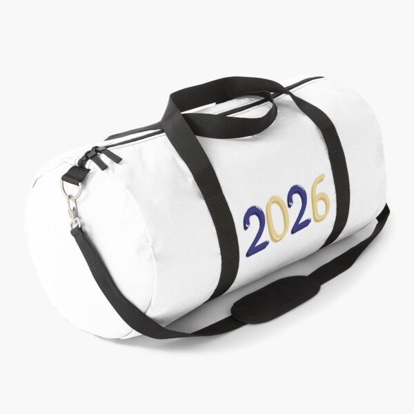 Item preview, “2026” dark blue and yellow bubble writing designed and sold by Articbee.