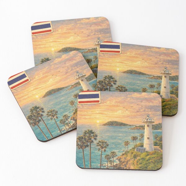 Item preview, Koh Lanta Island Thailand Vintage Lighthouse Design Souvenir designed and sold by ryanapples2.