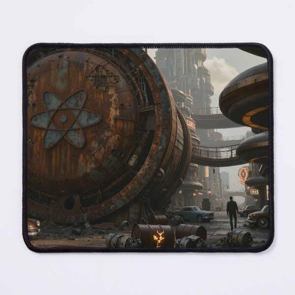 Item preview, Atomic Relic – Abandoned Reactor in a Retro-Futuristic City designed and sold by SynthRaccoon.