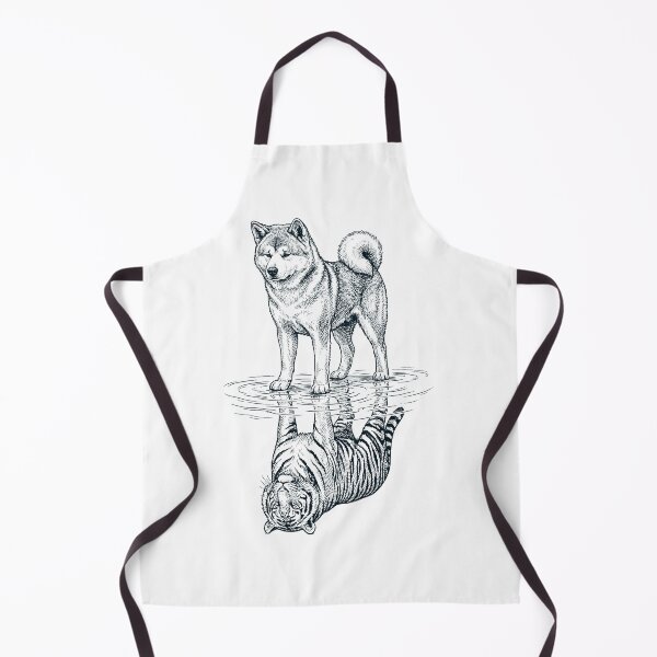 Item preview, Vintage Akita Reflection Tiger Dog Lover designed and sold by DoodleTortle.