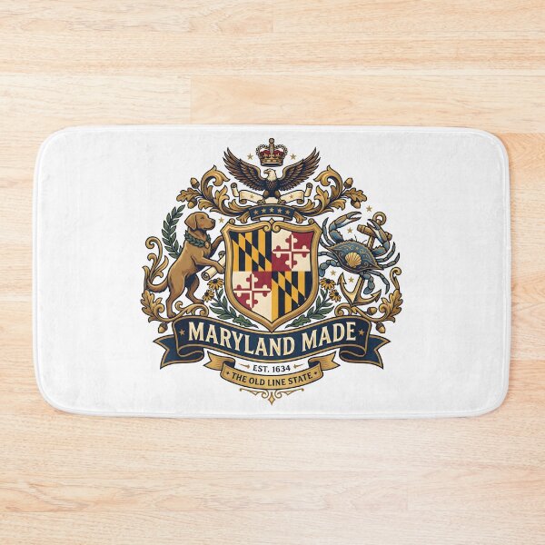 Item preview, baltimore, maryland flag, maryland usa, charm city designed and sold by TrueArtVibes.