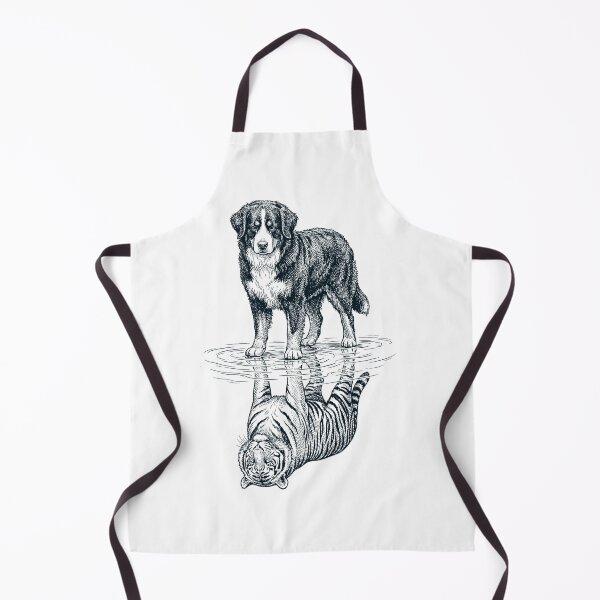 Item preview, Vintage Bernese Mountain Dog Reflection Tiger Dog Lover designed and sold by DoodleTortle.