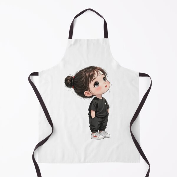 Item preview, Cute Chibi Girl Aesthetic | Adorable Cartoon Girl Illustration | Soft Kawaii Minimal Character Design designed and sold by Aedition.