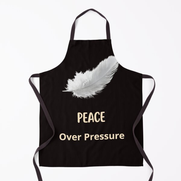 Item preview, Peace Over Pressure – Minimalist Feather Inspirational Design designed and sold by EirozStudio.