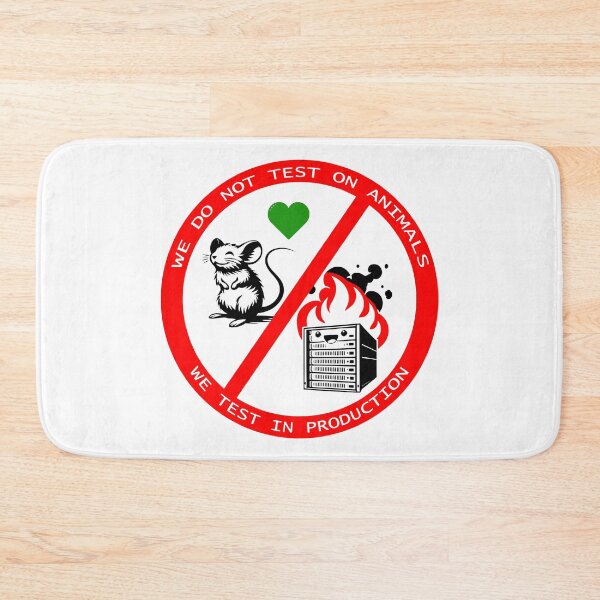 Item preview, Kopie von We do not test on animals, we test in production (colored) designed and sold by wunza.