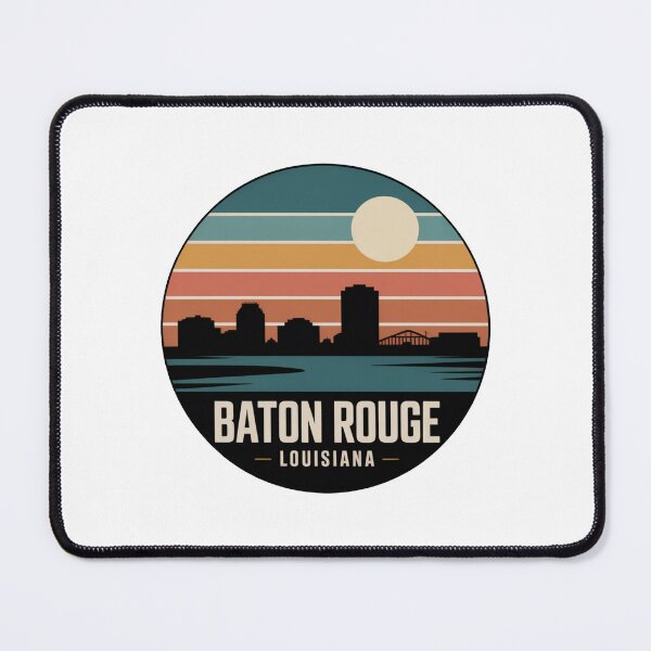 Item preview, Baton Rouge Louisiana: Skyline Mississippi River Bridge designed and sold by CircinusStore.