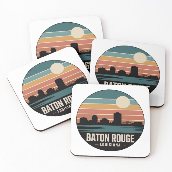 Item preview, Baton Rouge Louisiana: Skyline Mississippi River Bridge  designed and sold by CircinusStore.