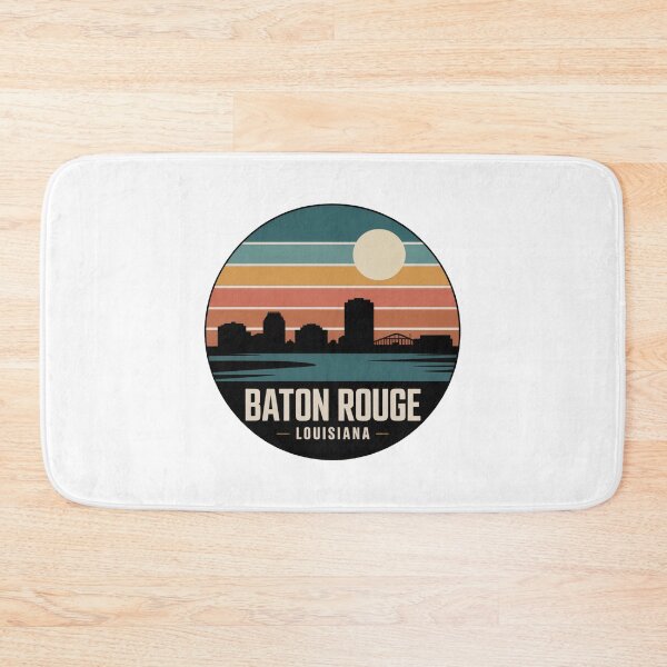 Item preview, Baton Rouge Louisiana: Skyline Mississippi River Bridge  designed and sold by CircinusStore.