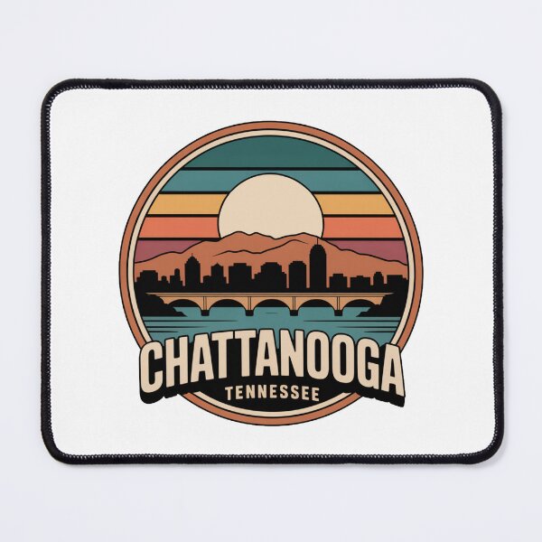Item preview, Chattanooga Tennessee: Sunset Skyline Mountains  designed and sold by CircinusStore.