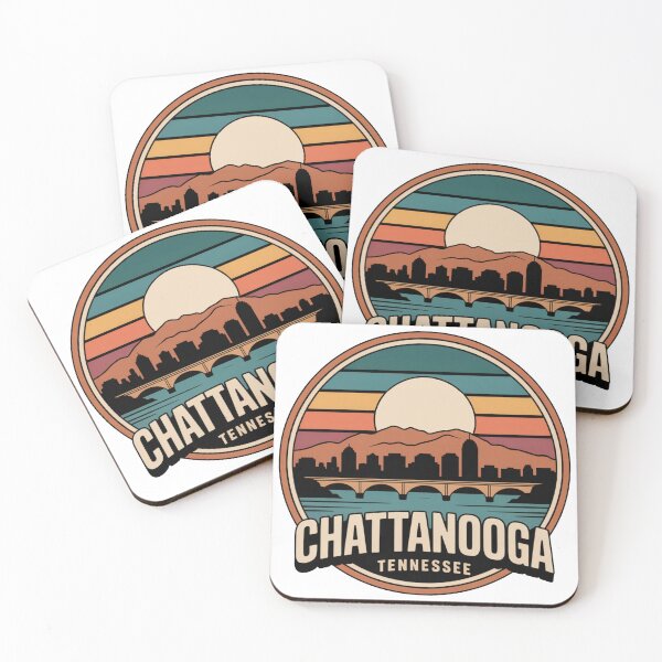 Item preview, Chattanooga Tennessee: Sunset Skyline Mountains  designed and sold by CircinusStore.