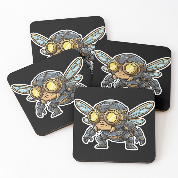 Item preview, Steampunk Combat Fly with Steel and Brass Armor designed and sold by PixelStudioBe.