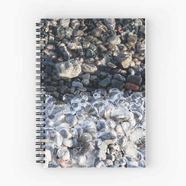 Item preview, Smooth Pebbles with Ice Formations Abstraction designed and sold by Georgia Mizuleva.