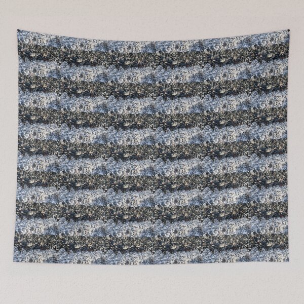 Item preview, Smooth Pebbles with Ice Formations Abstraction designed and sold by Georgia Mizuleva.