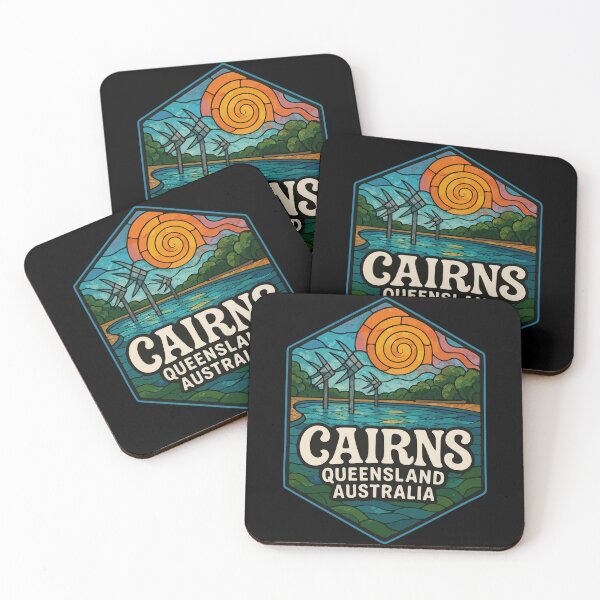 Item preview, Cairns Queensland Australia Stained Glass Travel designed and sold by TomFrontierArt.