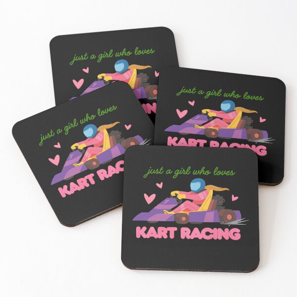 Item preview, Just a girl who loves kart racing, Kart racing, kart driver designed and sold by Madzilla Wear.