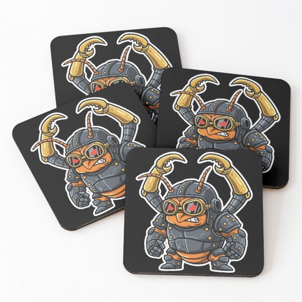 Item preview, Steampunk Combat Ant in Steel Armor and Claws designed and sold by PixelStudioBe.