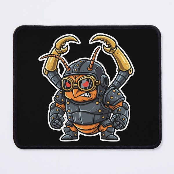 Item preview, Steampunk Combat Ant in Steel Armor and Claws designed and sold by PixelStudioBe.