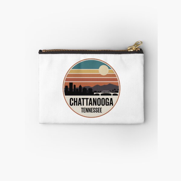 Item preview, Chattanooga Tennessee: Sunset Skyline Mountains Bridge Cream designed and sold by CircinusStore.