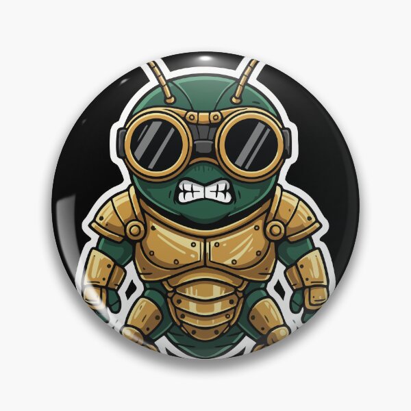 Item preview, Grillon Guardian Steampunk Golden Brass Armor designed and sold by PixelStudioBe.