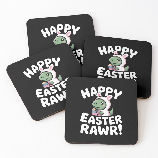 Item preview, Copy of Happy Easter Rawr Bunny Dinosaur designed and sold by MizoX7.