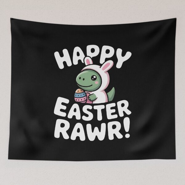 Item preview, Copy of Happy Easter Rawr Bunny Dinosaur designed and sold by MizoX7.
