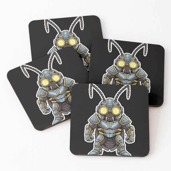 Item preview, Steampunk Cockroach Soldier Armored Steel Bluish designed and sold by PixelStudioBe.