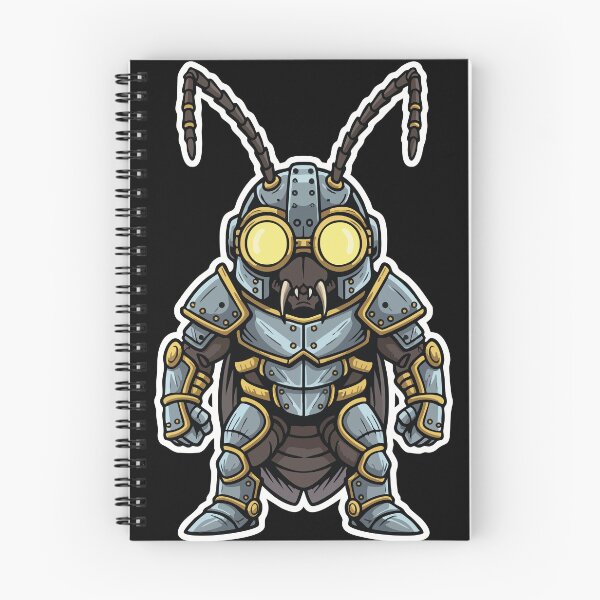 Item preview, Steampunk Cockroach Soldier Armored Steel Bluish designed and sold by PixelStudioBe.