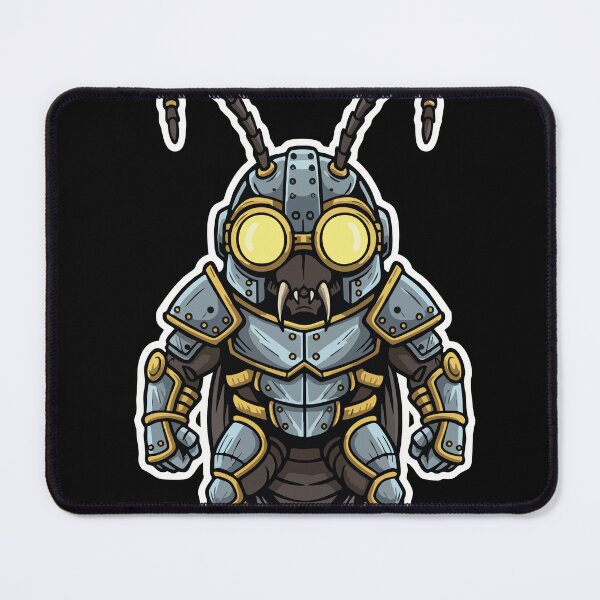 Item preview, Steampunk Cockroach Soldier Armored Steel Bluish designed and sold by PixelStudioBe.