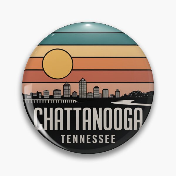 Item preview, Chattanooga Tennessee: Sunset Skyline River Waterfront designed and sold by CircinusStore.