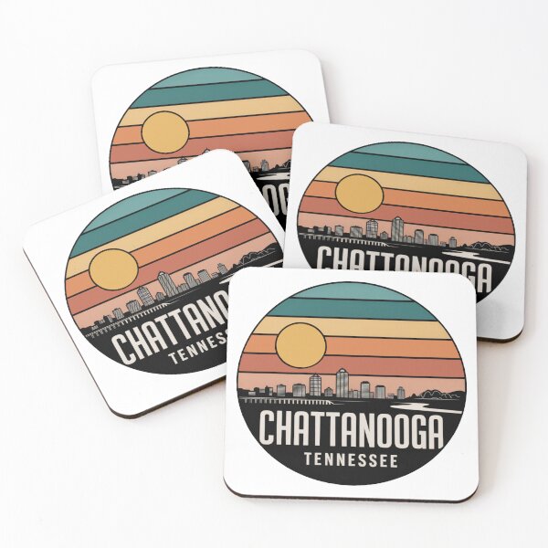 Item preview, Chattanooga Tennessee: Sunset Skyline River Waterfront designed and sold by CircinusStore.