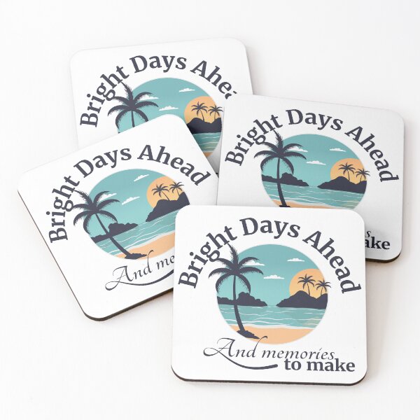 Item preview, Bright Days Ahead memories to make Vintage Summer Beach Sun Graphic designed and sold by ARTmast777.