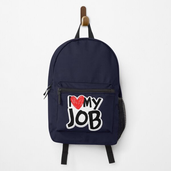 Item preview, I Love My Job Funny Quote Heart Design – Work Humor Sticker, T-Shirt, Gift for Employees & Coworkers designed and sold by WorkVibe Studio.