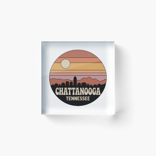 Item preview, Chattanooga Tennessee: Sunset Skyline Mountains  designed and sold by CircinusStore.