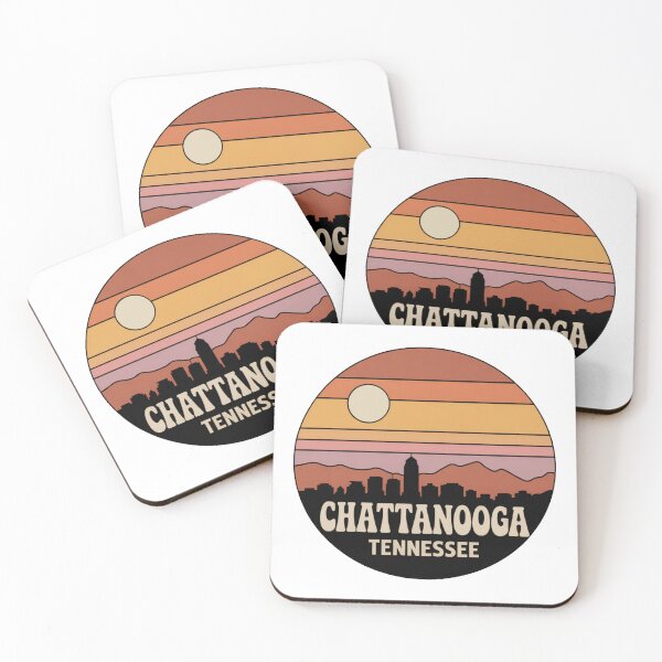 Item preview, Chattanooga Tennessee: Sunset Skyline Mountains  designed and sold by CircinusStore.