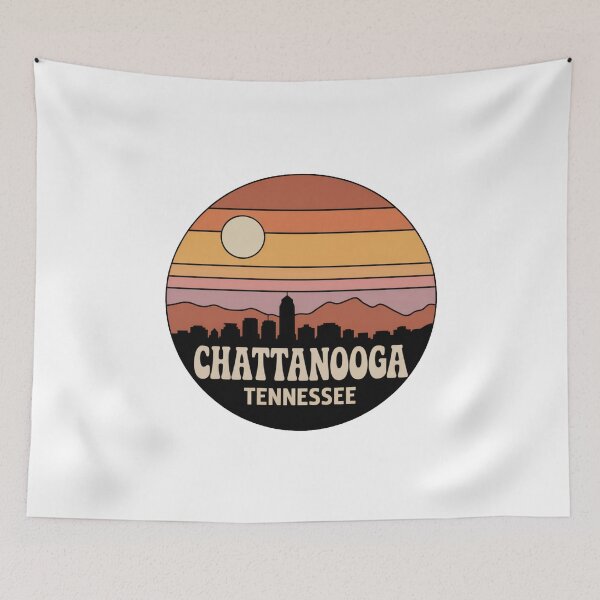 Item preview, Chattanooga Tennessee: Sunset Skyline Mountains  designed and sold by CircinusStore.