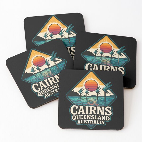 Item preview, Cairns Queensland Australia Retro Travel designed and sold by TomFrontierArt.