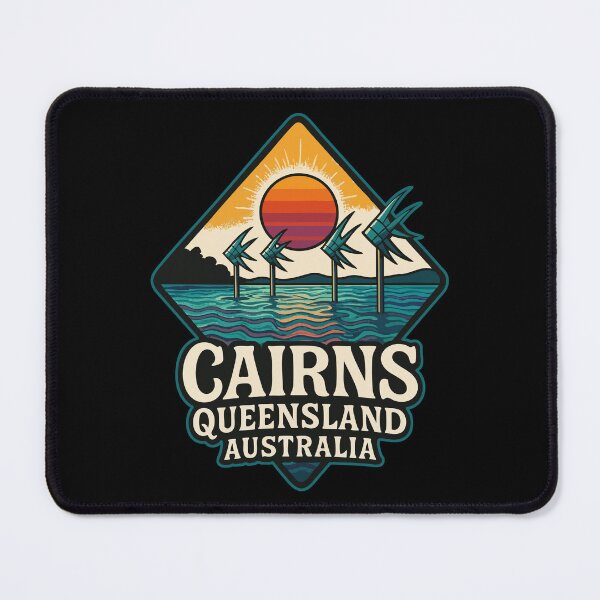 Item preview, Cairns Queensland Australia Retro Travel designed and sold by TomFrontierArt.
