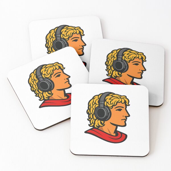 Item preview, Alexander the Great Listening Music | Ancient Greek Headphones | Modern History Design designed and sold by Droosam.