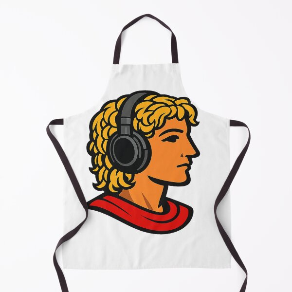Item preview, Alexander the Great Listening Music | Ancient Greek Headphones | Modern History Design designed and sold by Droosam.